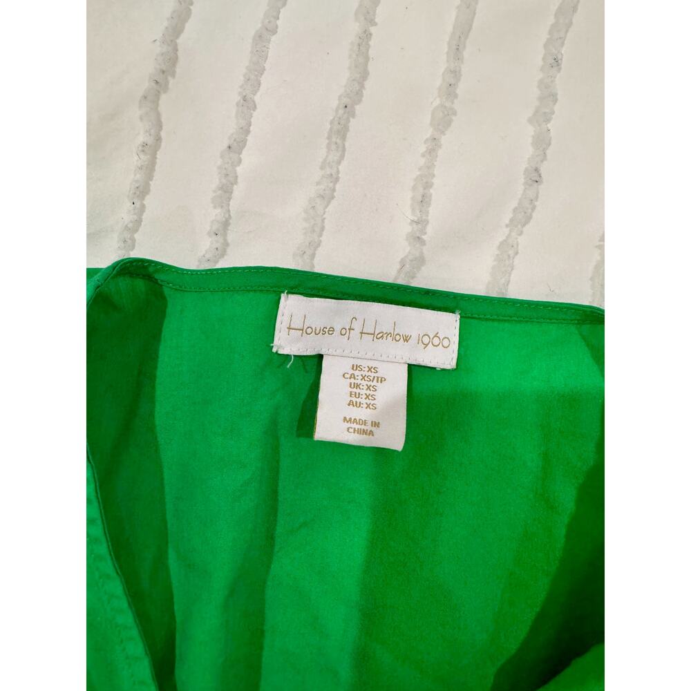 Brat Green Cutout Mini Dress Sz XS O Ring Festival Rave Coachella Indie Sleaze - Picture 7 of 13